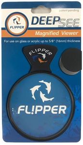 פליפר זכוכית מגדלת לאקווריום Flipper Deep See Magnified Viewer 16mm
