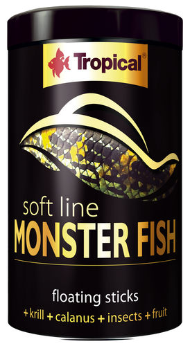 טרופיקל מונסטר פיש סופט-ליין דגים גדולים Tropical Monster Fish Soft-Line במשקל 320 גרם