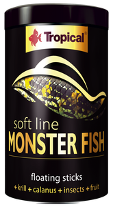טרופיקל מונסטר פיש סופט-ליין דגים גדולים Tropical Monster Fish Soft-Line במשקל 320 גרם