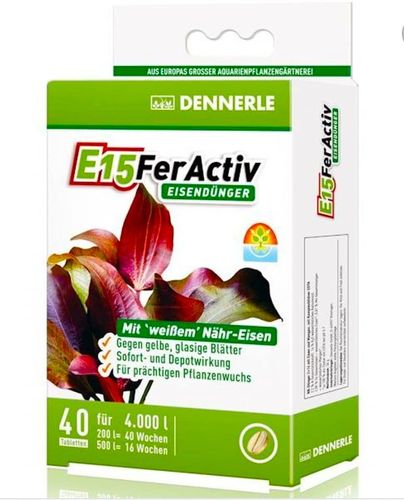 דנרלי DENNERLE E15 Fer Activ מכיל 40 יחידות