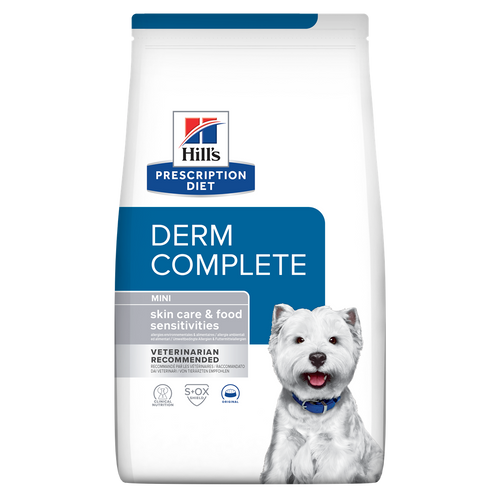 Derm Complete | Hill's Prescription Diet  הילס לכלב מגזע קטן במשקל 1 ק