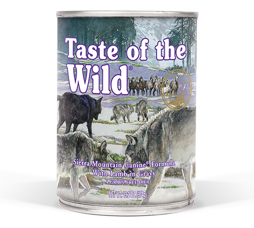 טייסט אוף דה ויילד כבש צלוי שימור לכלב Taste of the Wild במשקל 0.39 ק