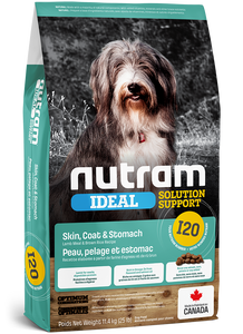 נוטרם אידיאל בוגר כבש רגישות עור מזון לכלב Nutram Ideal I20 במשקל 2 ק"ג
