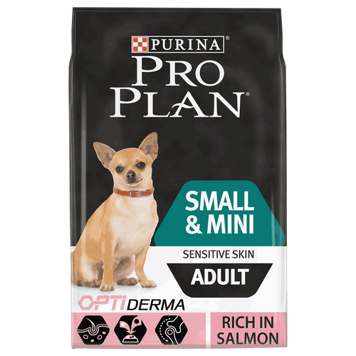 פרו פלאן סנסטיב בוגר גזע קטן סלמון מזון לכלב Pro Plan במשקל 3 ק