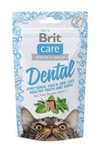 בריט קר דנטל חטיף לחתול Brit Care במשקל 50 גרם