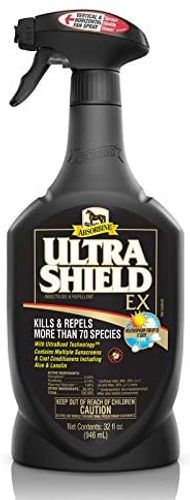אולטרה שילד תרסיס להדברת פרעושים וקרציות Ultra Shield EX מכיל 1 ליטר