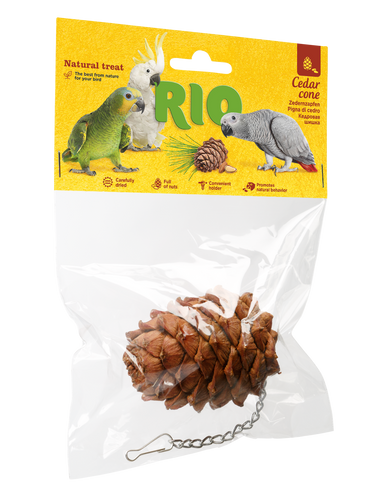 ריו חטיף/משחק לתוכי אצטרובל' RIO במשקל 150 גרם