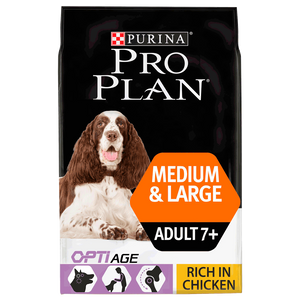 פרו פלאן סניור גזע בינוני/גדול עוף מזון לכלב Pro Plan במשקל 14 ק"ג