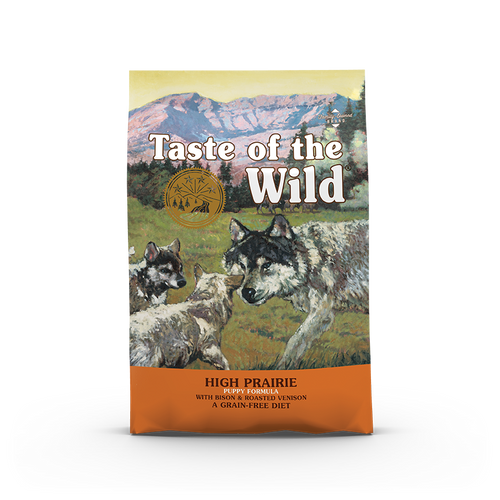 טייסט אוף דה ווילד ביזון  לגורי כלבים Taste Of The Wild במשקל 12.2 ק