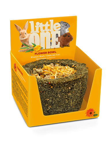 ליטל וואן חטיף צעצוע סלסלת פרחים למכרסמים Little One במשקל 120 גרם