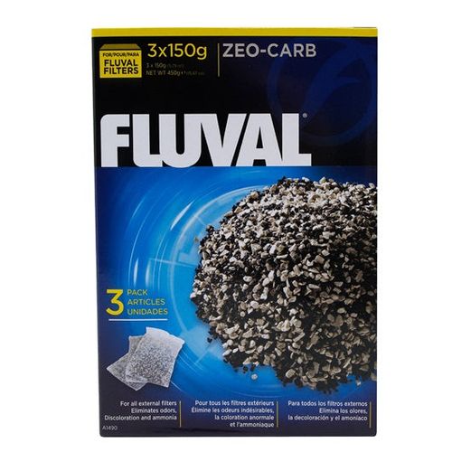 פלובל פחם זאו קרב 3 שקיות Fluval במשקל 450 גרם