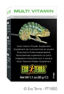 אקזוטרה מולטי ויטמינים לזוחלים Exo Terra Multi Vitamins במשקל 90 גרם