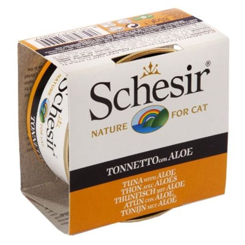 שזיר מעדן טונה עם אלוורה Schesir במשקל 85 גרם