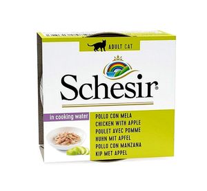 שזיר מעדן נתחוני עוף עם תפוחי עץ Schesir במשקל 85 גרם