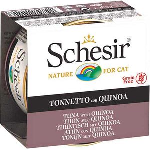 שזיר מעדן טונה עם קינואה Schesir במשקל 85 גרם