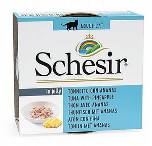 שזיר מעדן טונה עם אננס Schesir במשקל 85 גרם