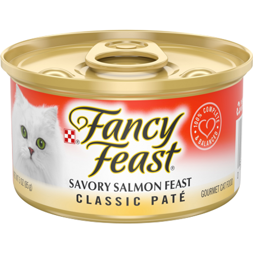 פנסי פיסט מעדן פטה מוס סלמון Fancy Feast במשקל 85 גרם