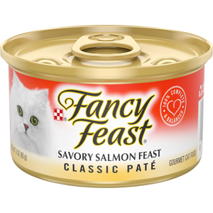 פנסי פיסט מעדן פטה מוס סלמון Fancy Feast במשקל 85 גרם