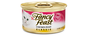 פנסי פיסט מעדן פטה גורמה עוף Fancy Feast במשקל 85 גרם