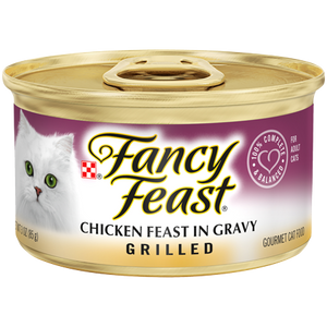 פנסי פיסט גריל עוף ברוטב Fancy Feast במשקל 85 גרם