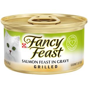 פנסי פיסט גריל סלמון ברוטב Fancy Feast במשקל 85 גרם