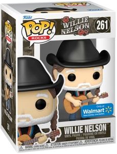 POP Rocks: Willie Nelson w/Cowboy Hat (אקסקלוסיבי מדבקה קסופה)- אריזה פגומה Funko