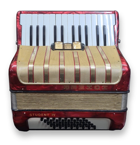 אקורדיון 40 בס כמו חדש Hohner Student 4