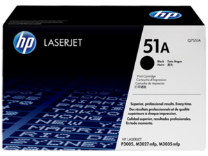 טונר שחור HP LASERJET Q7551A