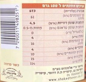 מחית/חמאת אגוזי לוז 100% 200 גרם