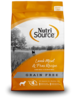 נוטרי סורס Nutri Source מזון לכלב כל הגזעים ללא דגנים כבש ואפונה 1.8 ק"ג