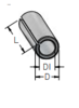 תותב מעבר לתפסנית,8.0 D על 10.0 WPW