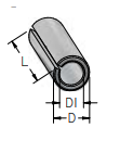 תותב מעבר לתפסנית,8.0 D על 10.0 WPW