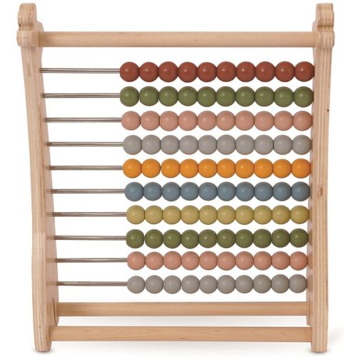 חשבוניית ג'ירפה 100 חרוזים צבעוניים מעץ