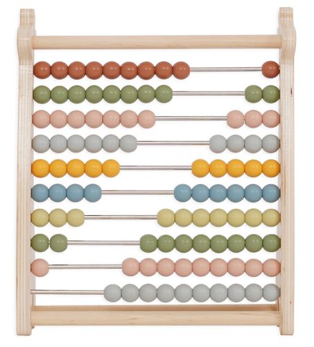 חשבוניית ג'ירפה 100 חרוזים צבעוניים מעץ