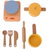 סט כלי בישול 7 חלקים מעץ 