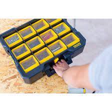 אורגנייזר רב תא נישא 12 תאים+ידית+כפתור סגירה STANLEY FATMAX