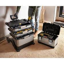 ארגז כלים מטאור מתכת+3 מגירות על גלגלים STANLEY 