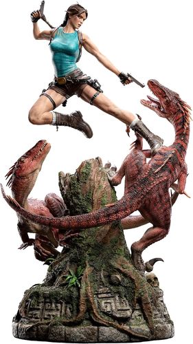 פסל אספנות גדול במהדורה מיוחדת Tomb Raider Statue 1:4 Lara Croft The Lost Valley - טומב ריידר לארה קרופט 80 ס