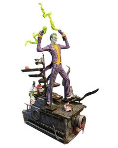 פסל אספנות גדול במהדורה מיוחדת The Joker Arkham Asylum 1:8 - הג