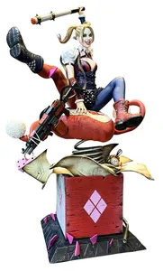 פסל אספנות גדול במהדורה מיוחדת Harley Quinn Arkham Knight 1:8 - הארלי קווין 32 ס"מ