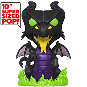 בובת פופ גדולה 25 ס"מ: Disney Villains Maleficent as Dragon - מלפיסנט כדרקון