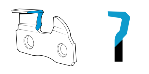 שרשרת 50ח 91PX - 3\8 050 פרופיל נמוך אורגון
