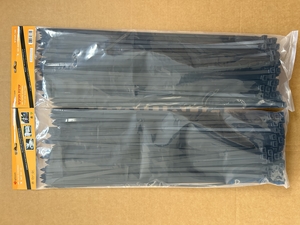 חבקים 100 יחידות BT9.0x550mm צבע שחור