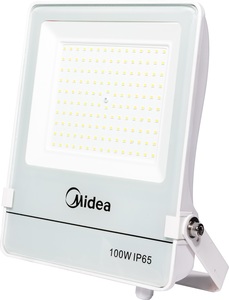 פנס הצפה  MIDEA 100W  צבע לבן אור קר 6500K
