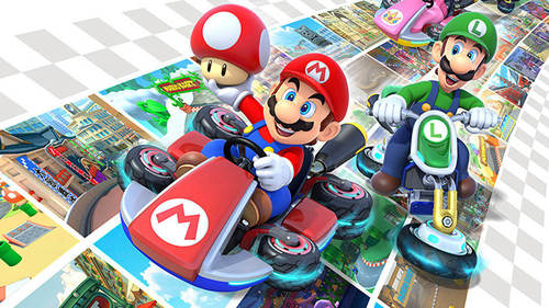 קונסולת משחק Nintendo Switch OLED 64GB עם Mario Kart 8 Deluxe 
