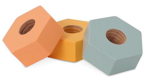 סט כלי עבודה 11 חלקים מעץ