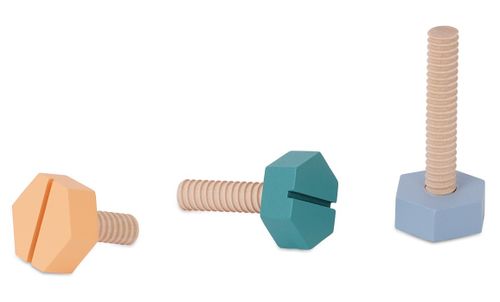 סט כלי עבודה 11 חלקים מעץ