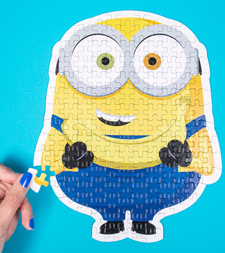 פאזל מיניון 150 חלקים Minions Puzzle in a Tube