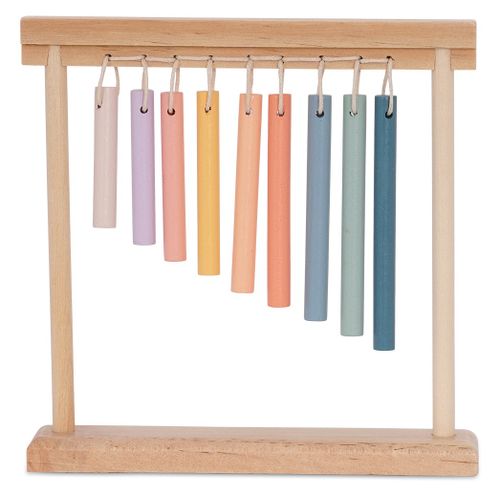 סט כלי נגינה צבעוני מעץ 