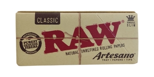 נייר RAW קינג + פילטר + מגש ARTESANO